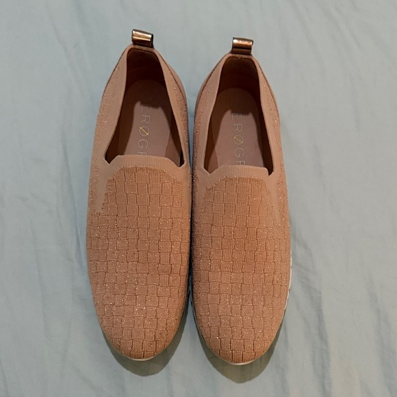 Cole Han Zerogrand Pink Slip-On Loafers - Picture 1 of 5